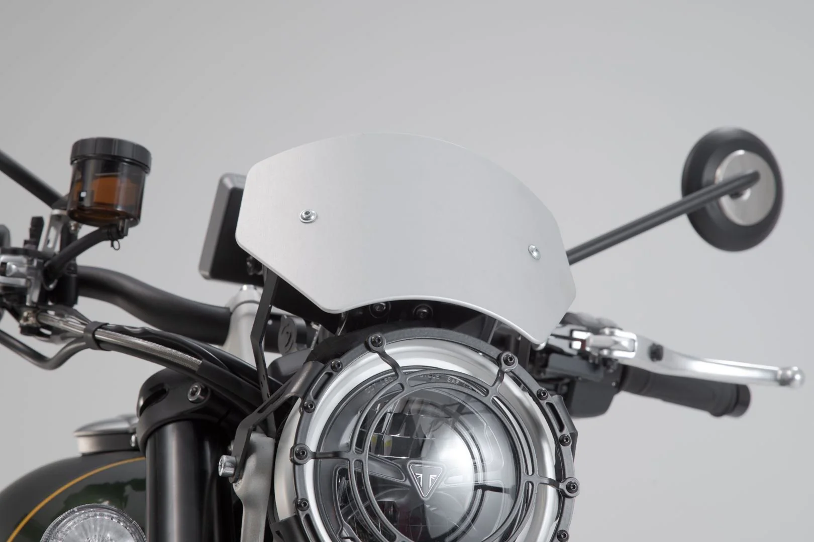 Windscreen Triumph Scrambler 1200 XC / XE (18-). Grey - Image 3